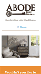 Mobile Screenshot of abodefineliving.com